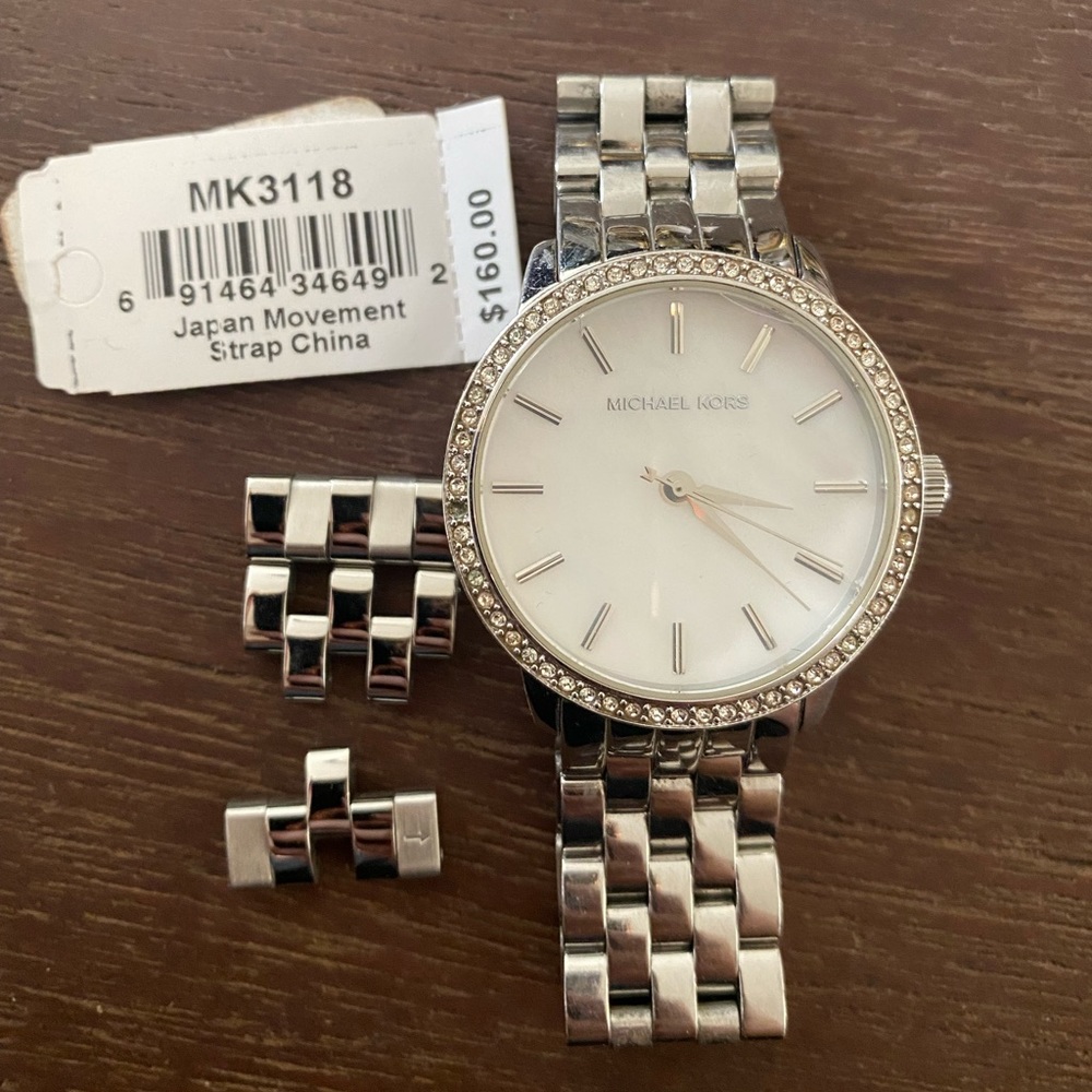 Michael Kors silver women’s watch